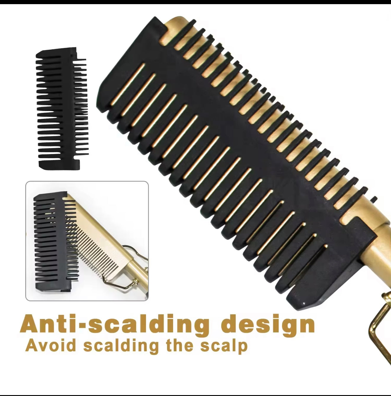 Hot Comb Brush iron