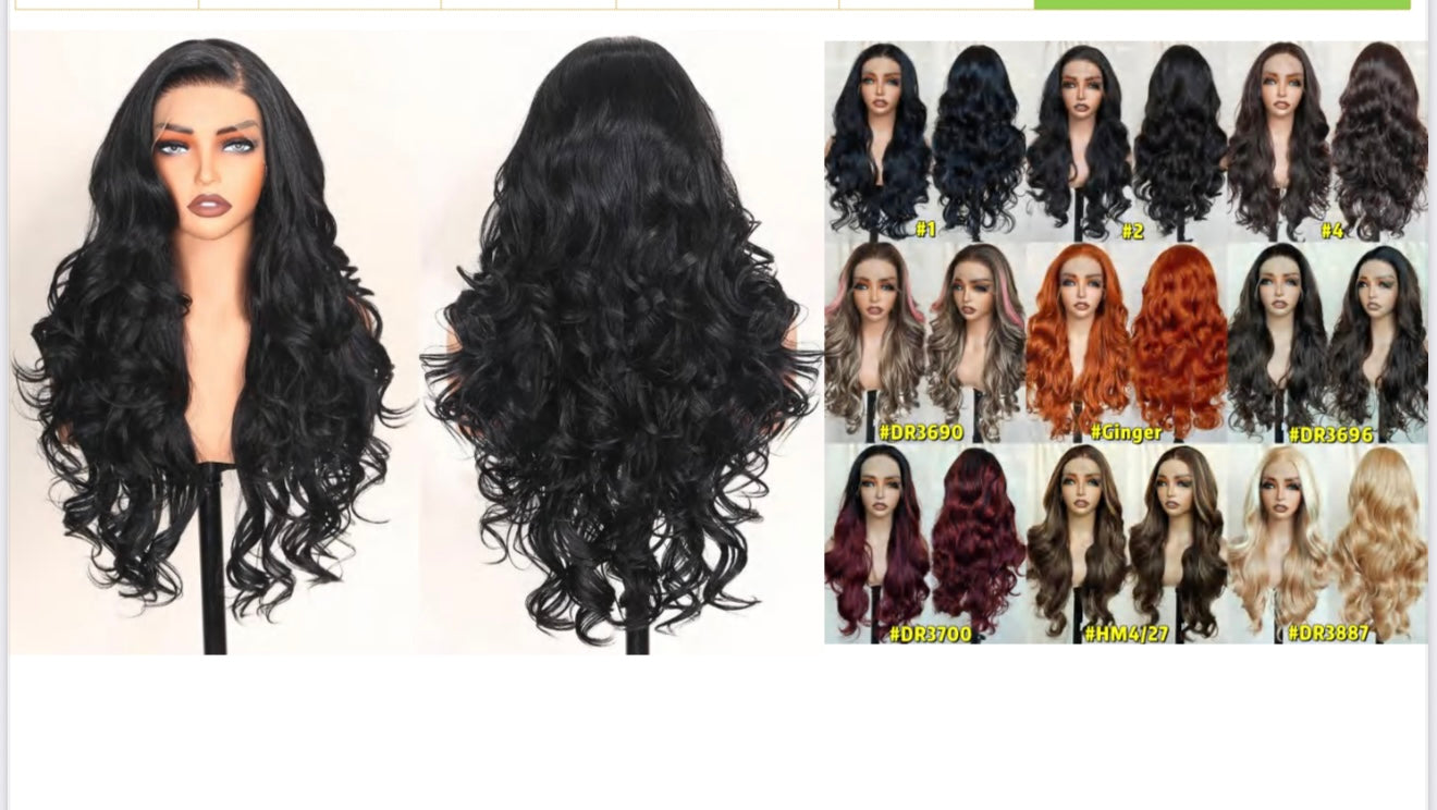 Premium sintetic wig
