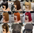 Bang human hair wig