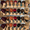 Short extension pixie wigs