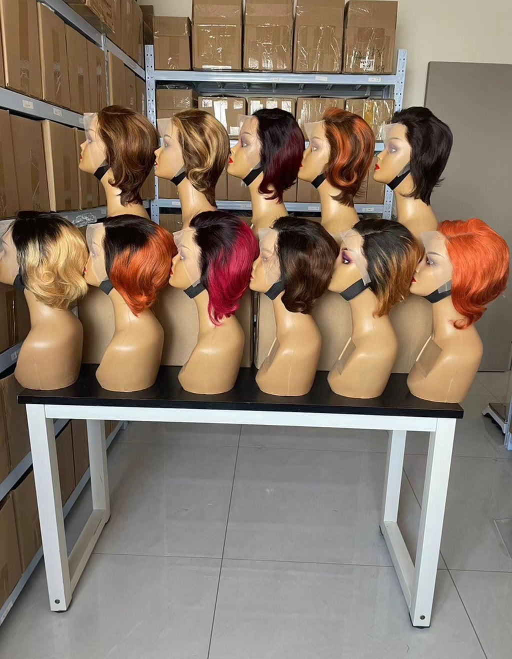 Short pixie human wig human