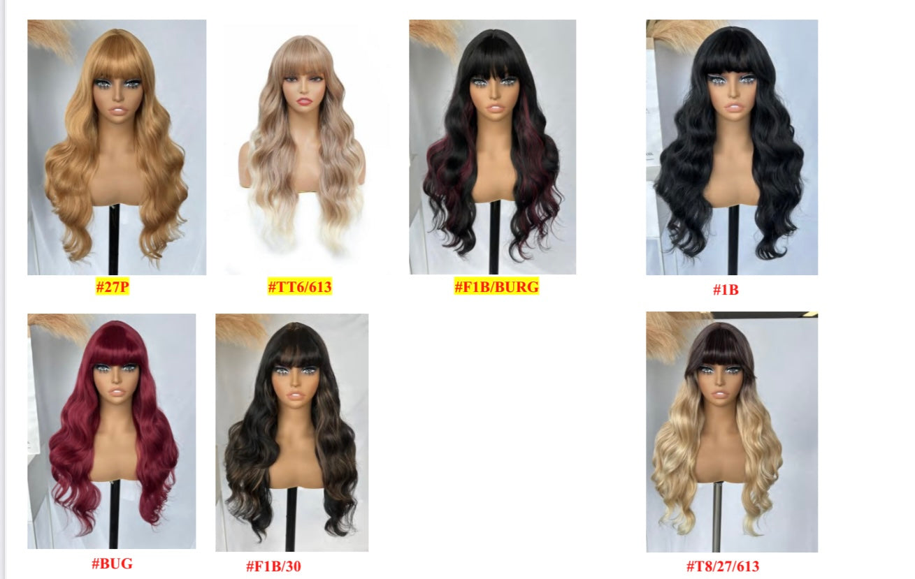 bang wigs blend