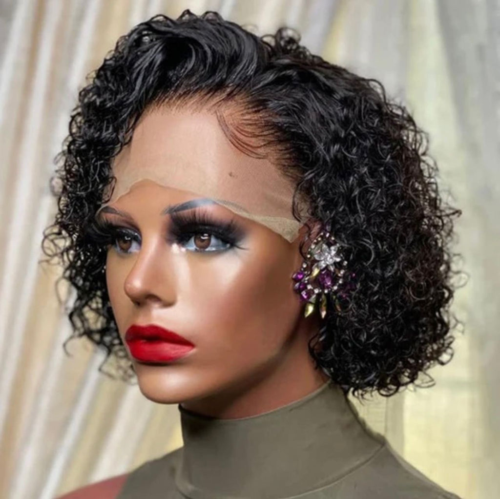Short pixie human wig human