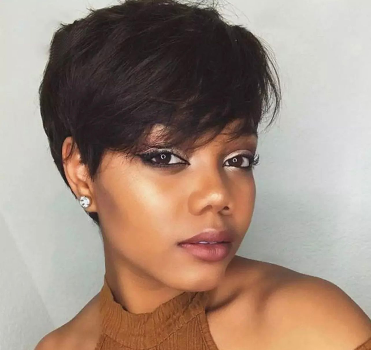 Short extension pixie wigs