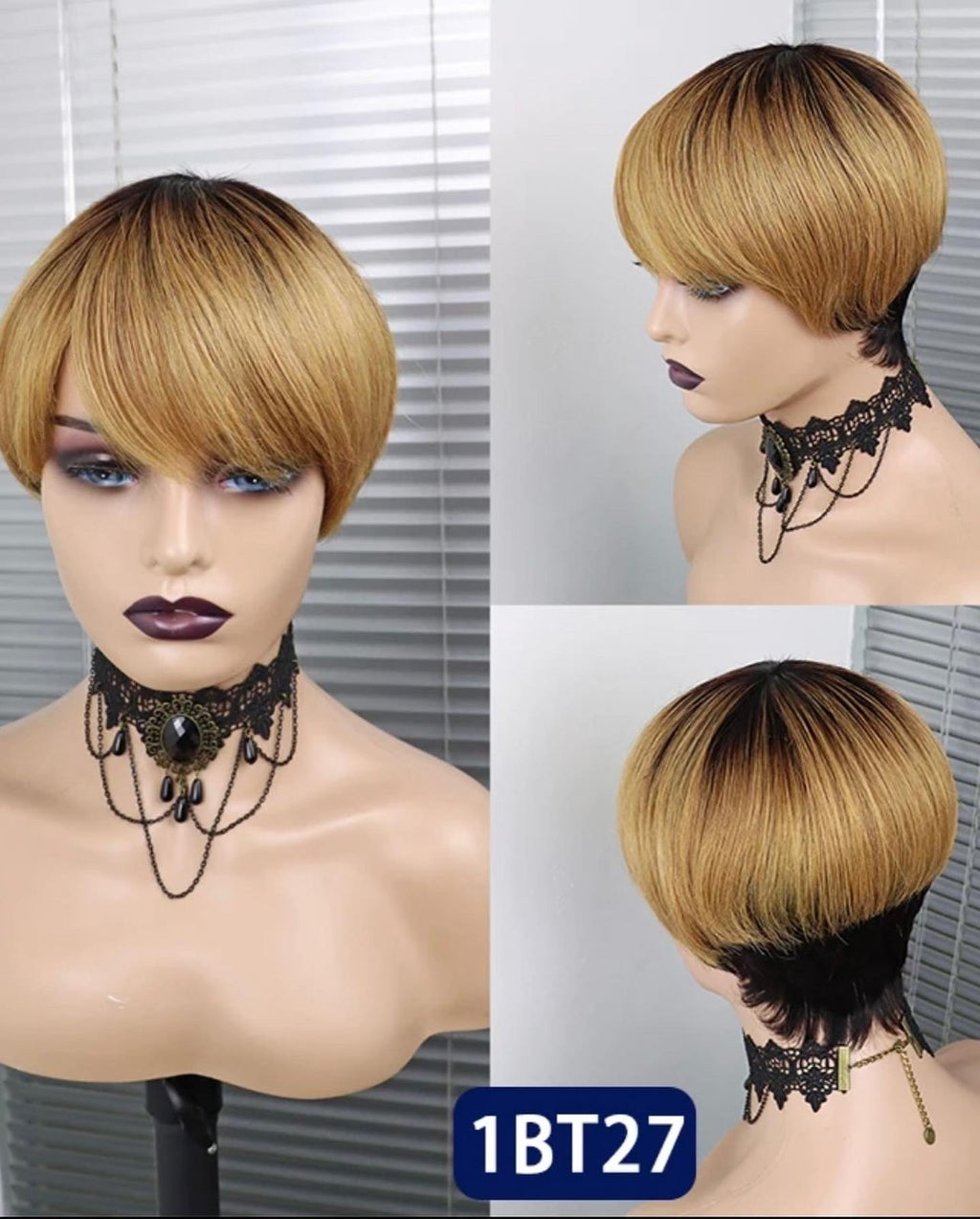 Short extension pixie wigs