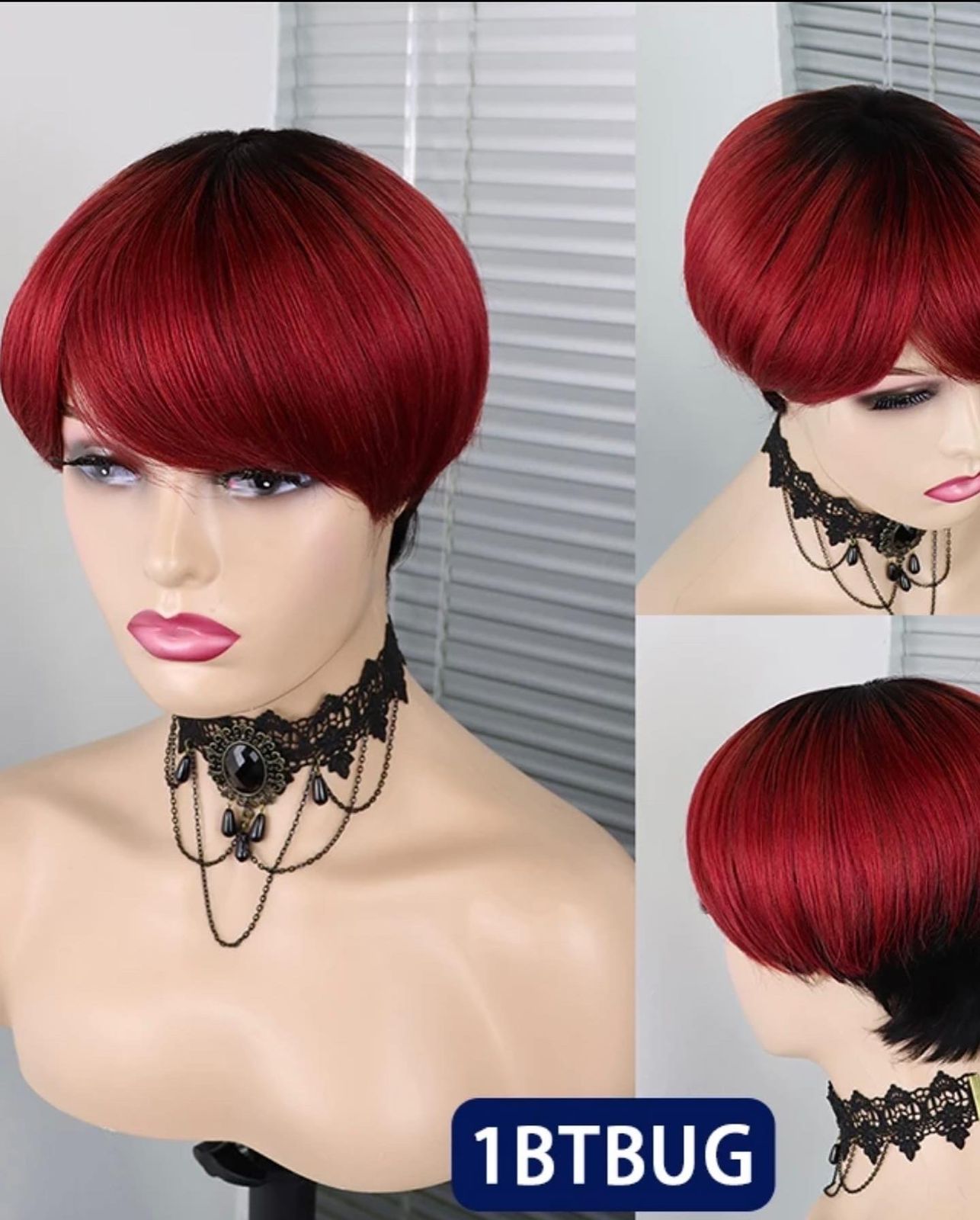 Short extension pixie wigs